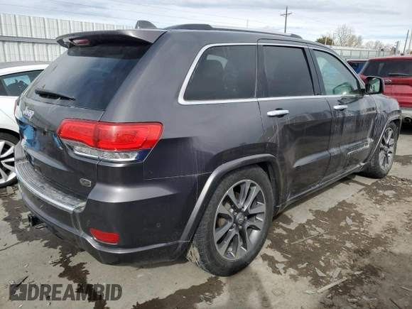 2017 Jeep Grand Cherokee Overland with VIN 1C4RJFCG9HC749485, listed as a Copart auction lot 45531335 with 0 mi miles and Salvage Title. Bid and sale history available at carsss.com. Image 3.