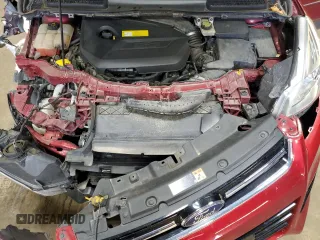 2016 Ford Escape Titanium with VIN 1FMCU9JX4GUB05060, listed as a Copart auction lot 48580915 with 76,800 mi miles and Salvage Title. Bid and sale history available at carsss.com. Image 12.