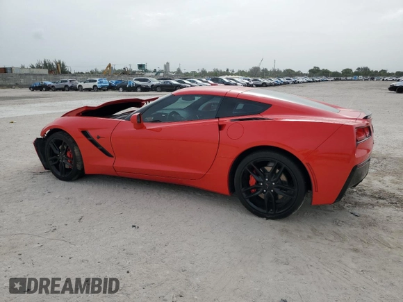 2019 Chevrolet Corvette 1LT with VIN 1G1YB2D76K5112381, listed as a Copart auction lot 59689395 with 19,905 mi miles and Non repairable. Bid and sale history available at DreamBid. Image 2.