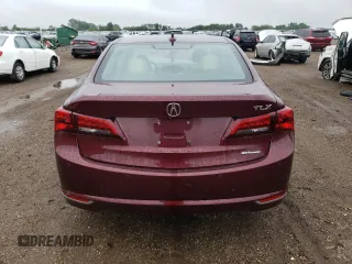 2016 Acura TLX V6 Advance with VIN 19UUB3F76GA000351, listed as a Copart auction lot 64806534 with 0 mi miles and Salvage Title. Bid and sale history available at carsss.com. Image 6.
