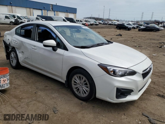 2017 Subaru Impreza Premium with VIN 4S3GKAB62H3612677, listed as a Copart auction lot 53604665 with 127,734 mi miles and Salvage title. Bid and sale history available at DreamBid. Image 4.