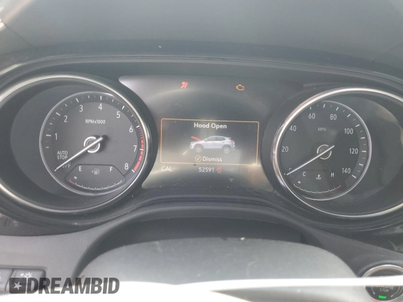 2021 Buick Encore GX Essence с VIN KL4MMGSL9MB166902, выставлен на аукционе Copart как лот 62813305 с пробегом 52 591 миль миль и Списание • Salvage title. История ставок и продаж доступна на DreamBid. Изображение 9.