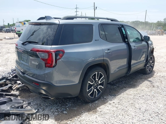 2021 GMC Acadia SLT z VIN 1GKKNMLS8MZ174774, wystawiony jako IAAI lot #42232686 z przebiegiem Nie podano mil oraz . Historia ofert i sprzedaży dostępna na DreamBid. Obrazek 4.