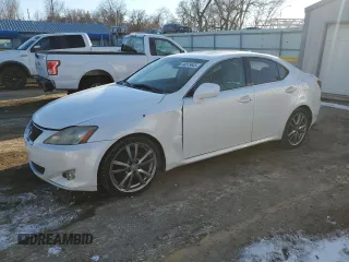 2008 Lexus IS 250 with VIN JTHBK262785072270, listed as a Copart auction lot 46375645 with 197,215 mi miles and Clean Title. Bid and sale history available at carsss.com. Image 1.