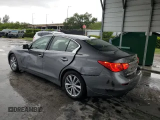 2017 Infiniti Q50 Signature Edition z VIN JN1EV7AR0HM834855, wystawiony jako Copart lot #59423175 z przebiegiem 66 256 mil mil oraz Szkoda całkowita • Salvage title. Historia ofert i sprzedaży dostępna na DreamBid. Obrazek 2.