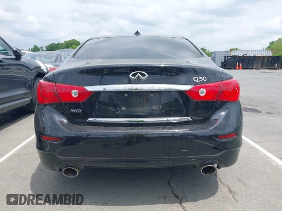 2014 Infiniti Q50 Premium with VIN JN1BV7AR1EM688240, listed as a IAAI auction lot 42118871 with 165,529 mi miles and . Bid and sale history available at DreamBid. Image 16.