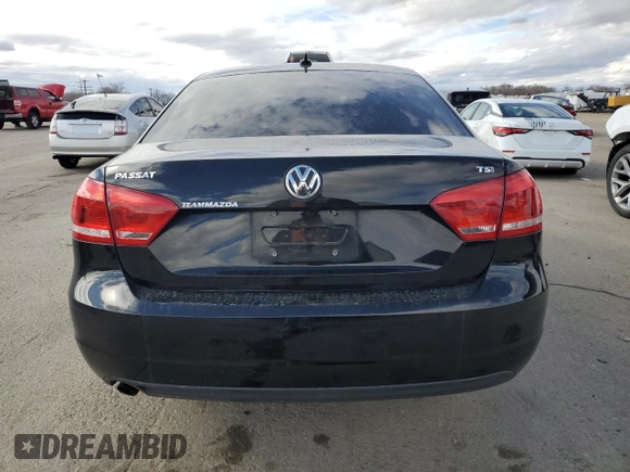 2015 Volkswagen Passat 1.8T Limited Edition with VIN 1VWAT7A3XFC119580, listed as a Copart auction lot 50007755 with 96,495 mi miles and Salvage Title. Bid and sale history available at carsss.com. Image 6.