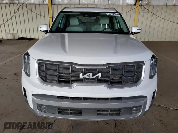 2023 Kia Telluride SX X-Line with VIN 5XYP5DGC5PG361512, listed as a Copart auction lot 78152114 with 28,693 mi miles and Salvage title. Bid and sale history available at DreamBid. Image 5.