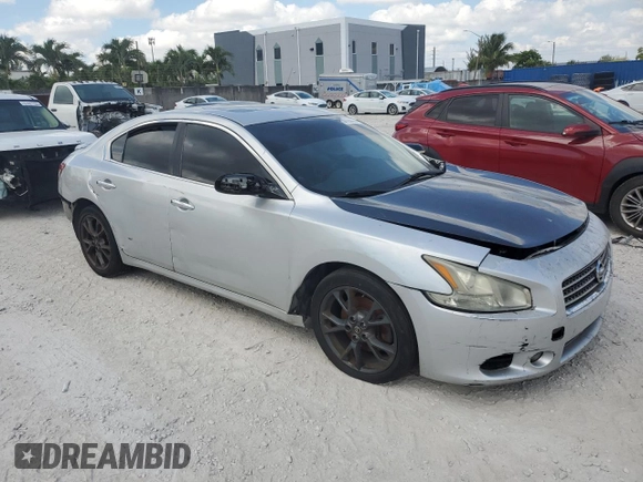 2012 Nissan Maxima S with VIN 1N4AA5AP6CC846071, listed as a Copart auction lot 57105805 with 130,819 mi miles and Clean title. Bid and sale history available at DreamBid. Image 4.