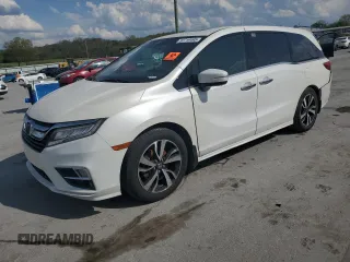 2018 Honda Odyssey Elite with VIN 5FNRL6H92JB043133, listed as a Copart auction lot 52719495 with Not Provided miles and Salvage Title. Bid and sale history available at carsss.com. Image 1.