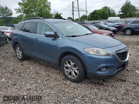 2014 Mazda CX-9 Touring with VIN JM3TB3CV9E0438479, listed as a Copart auction lot 60099695 with 113,083 mi miles and Clean title. Bid and sale history available at DreamBid. Image 4.