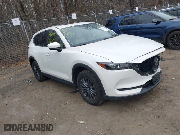 2020 Mazda CX-5 Touring with VIN JM3KFBCM5L1737640, listed as a IAAI auction lot 41613576 with 1 mi miles. Bid and sale history available at carsss.com. Image 1.