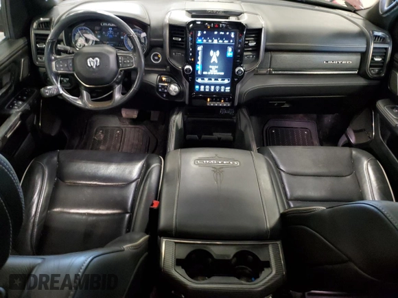 2021 Ram 1500 Limited with VIN 1C6SRFHT9MN501081, listed as a Copart auction lot 56568305 with 201,899 mi miles and Non repairable. Bid and sale history available at DreamBid. Image 8.
