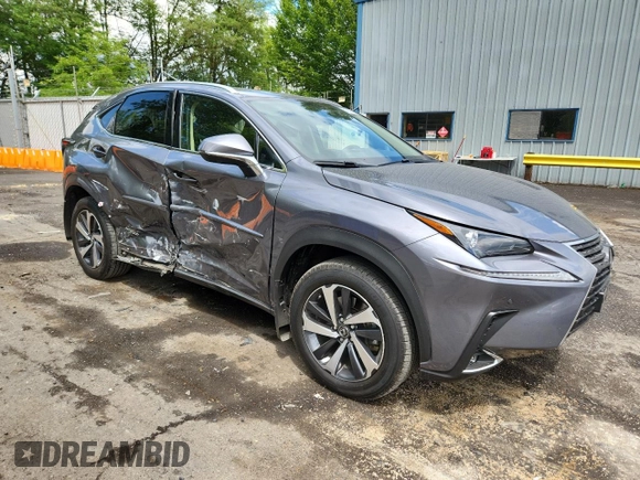 2020 Lexus NX 300h with VIN JTJGJRDZ9L2143138, listed as a Copart auction lot 59030775 with 31,817 mi miles and Salvage title. Bid and sale history available at DreamBid. Image 4.