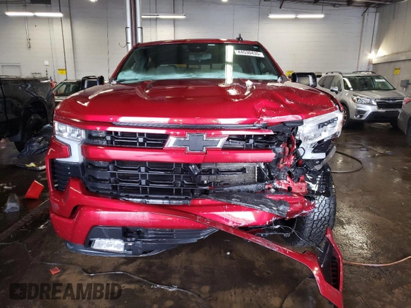 2022 Chevrolet Silverado 1500 RST with VIN 1GCUDEED3NZ561486, listed as a Copart auction lot 44530435 with 58,710 mi miles and Salvage Title. Bid and sale history available at DreamBid. Image 5.