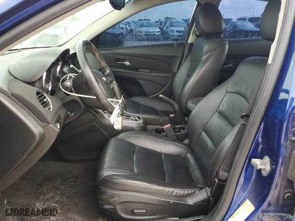 2012 Chevrolet Cruze LTZ with VIN 1G1PH5SC5C7207452, listed as a Copart auction lot 52160745 with 128,185 mi miles and Salvage Title. Bid and sale history available at carsss.com. Image 7.