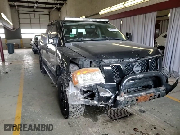 2011 Nissan Titan Pro-4X with VIN 1N6AA0EC5BN307980, listed as a Copart auction lot 42000295 with 168,335 mi miles and Salvage title. Bid and sale history available at DreamBid. Image 11.