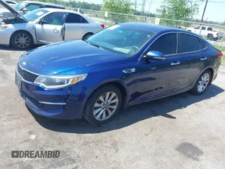 2018 Kia Optima LX with VIN 5XXGT4L37JG254419, listed as a IAAI auction lot 42065713 with 155,868 mi miles and . Bid and sale history available at carsss.com. Image 2.