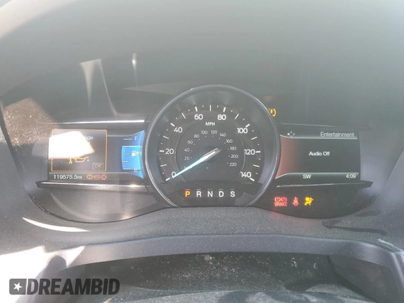 2016 Ford Explorer XLT with VIN 1FM5K8D83GGB57596, listed as a Copart auction lot 54983325 with 119,575 mi miles and Salvage Title. Bid and sale history available at DreamBid. Image 9.