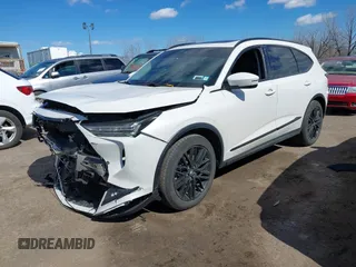 2023 Acura MDX w/Advance Package with VIN 5J8YE1H80PL021493, listed as a IAAI auction lot 41709351 with 23,467 mi miles. Bid and sale history available at carsss.com. Image 20.