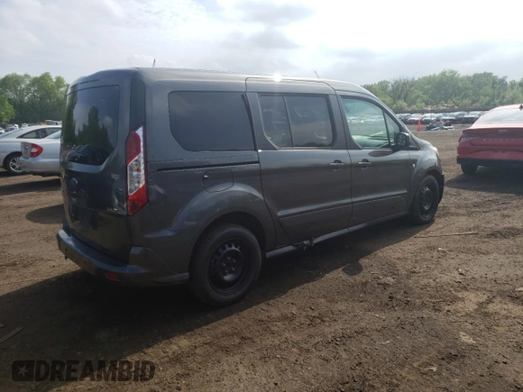 2019 Ford Transit Connect XLT z VIN NM0GE9F23K1390051, wystawiony jako Copart lot #57303165 z przebiegiem 90 595 mil mil oraz Czysty tytuł • Clean title. Historia ofert i sprzedaży dostępna na DreamBid. Obrazek 3.