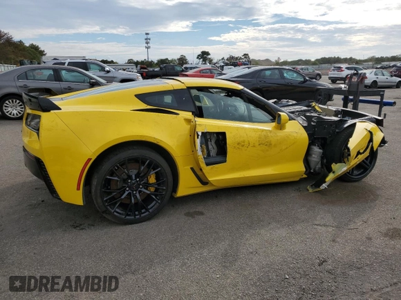 2019 Chevrolet Corvette Z06 3LZ with VIN 1G1YU2D60K5601943, listed as a Copart auction lot 74109314 with 0 mi miles and Clean Title. Bid and sale history available at carsss.com. Image 3.