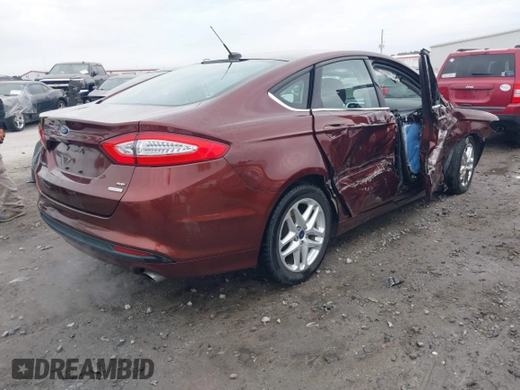 2016 Ford Fusion SE with VIN 3FA6P0HD4GR351796, listed as a IAAI auction lot 41267529 with 104,139 mi miles. Bid and sale history available at carsss.com. Image 4.