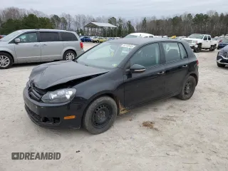 2012 Volkswagen Golf with VIN WVWDB7AJ3CW208922, listed as a Copart auction lot 44119185 with 186,235 mi miles and Salvage Title. Bid and sale history available at DreamBid. Image 1.