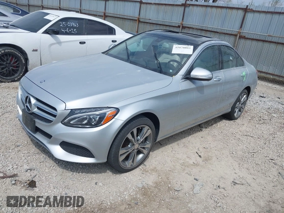2015 Mercedes-Benz C 300 Luxury with VIN 55SWF4KB6FU003010, listed as a IAAI auction lot 42070803 with Not Provided miles and . Bid and sale history available at DreamBid. Image 18.