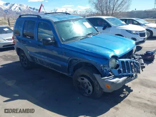 2005 Jeep Liberty Sport with VIN 1J4GK48K55W718275, listed as a IAAI auction lot 41869950 with 198,154 mi miles. Bid and sale history available at carsss.com. Image 1.