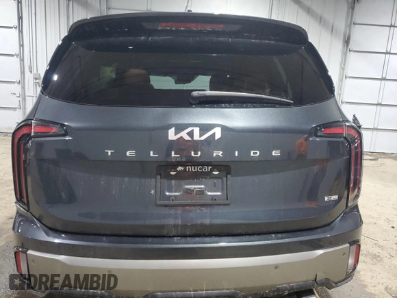 2023 Kia Telluride SX Prestige with VIN 5XYP5DGC2PG373567, listed as a Copart auction lot 88585115 with 37,633 mi miles and Salvage title. Bid and sale history available at DreamBid. Image 6.