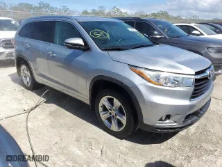 2015 Toyota Highlander Limited with VIN 5TDDKRFH8FS077024, listed as a Copart auction lot 75265984 with 130,597 mi miles and Non Repairable. Bid and sale history available at carsss.com. Image 4.