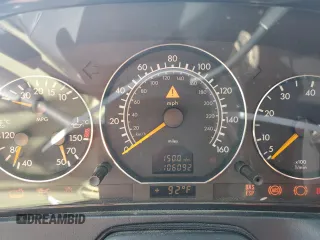 2001 Mercedes-Benz SL-Class with VIN WDBFA68F91F200262, listed as a Copart auction lot 74291654 with 106,092 mi miles and Salvage Title. Bid and sale history available at carsss.com. Image 9.