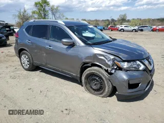 2017 Nissan Rogue SV with VIN KNMAT2MV4HP560393, listed as a Copart auction lot 53114105 with 133,988 mi miles and Salvage Title. Bid and sale history available at carsss.com. Image 4.