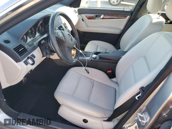 2011 Mercedes-Benz C 350 Sport with VIN WDDGF5GB1BR168865, listed as a Copart auction lot 42651305 with 54,528 mi miles and Salvage title. Bid and sale history available at DreamBid. Image 7.
