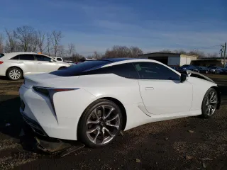 2018 Lexus LC with VIN JTHHP5AY6JA001955, listed as a Copart auction lot 83386534 with 45,992 mi miles and Salvage Title. Bid and sale history available at carsss.com. Image 3.