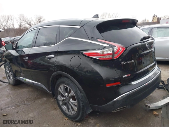 2016 Nissan Murano SL with VIN 5N1AZ2MH9GN164961, listed as a IAAI auction lot 41801749 with 144,198 mi miles. Bid and sale history available at carsss.com. Image 3.