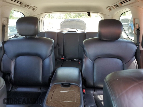 2017 Infiniti QX80 with VIN JN8AZ2NEXH9151613, listed as a Copart auction lot 55811025 with 286,125 mi miles and Salvage title. Bid and sale history available at DreamBid. Image 10.