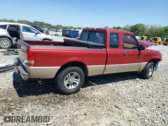 1997 Ford Ranger XLT with VIN 1FTCR14X7VTA07422, listed as a Copart auction lot 53111375 with 157,917 mi miles and Salvage Title. Bid and sale history available at carsss.com. Image 3.