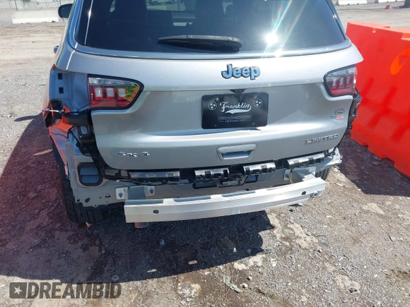 2023 Jeep Compass Limited с VIN 3C4NJDCN2PT534664, выставлен на аукционе IAAI как лот 42187902 с пробегом 26 366 миль миль и . История ставок и продаж доступна на DreamBid. Изображение 6.