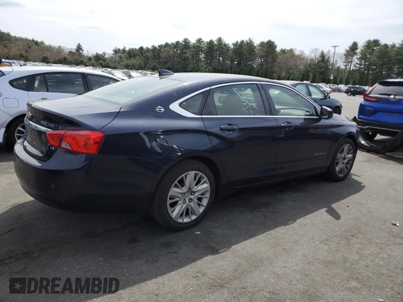 2015 Chevrolet Impala LS with VIN 2G11X5SL9F9151642, listed as a Copart auction lot 54407705 with 213,109 mi miles and Salvage Title. Bid and sale history available at DreamBid. Image 3.