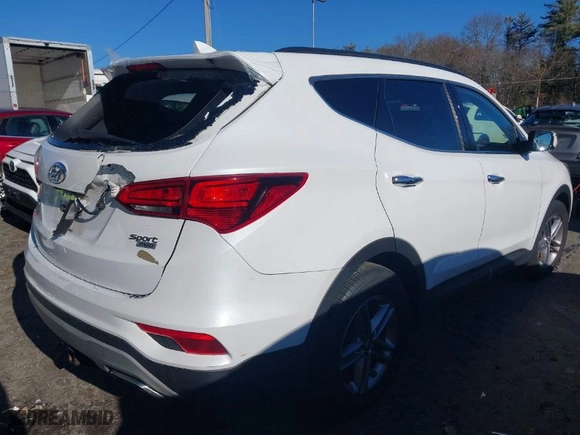 2018 Hyundai Santa Fe Sport 2.4L with VIN 5NMZUDLB2JH104720, listed as a IAAI auction lot 41175076 with 89,387 mi miles. Bid and sale history available at carsss.com. Image 4.