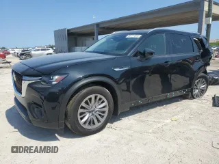 2025 Mazda CX-90 Preferred z VIN JM3KKBHD1S1222637, wystawiony jako Copart lot #56177655 z przebiegiem 2 732 mil mil oraz Nie do naprawy • Non repairable. Historia ofert i sprzedaży dostępna na DreamBid. Obrazek 1.