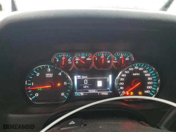 2017 Chevrolet Tahoe LT with VIN 1GNSKBKC8HR139183, listed as a Copart auction lot 47851585 with 76,468 mi miles and Clean Title. Bid and sale history available at carsss.com. Image 9.
