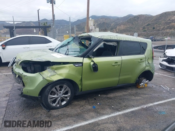 2014 Kia Soul + with VIN KNDJP3A55E7039225, listed as a IAAI auction lot 41770460 with 91,536 mi miles. Bid and sale history available at carsss.com. Image 13.