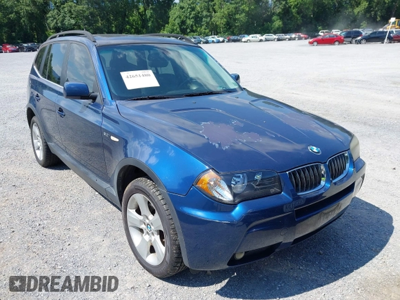 2006 BMW X3 3.0i with VIN WBXPA93416WG85488, listed as a IAAI auction lot 42651480 with 161,847 mi miles and . Bid and sale history available at DreamBid. Image 6.