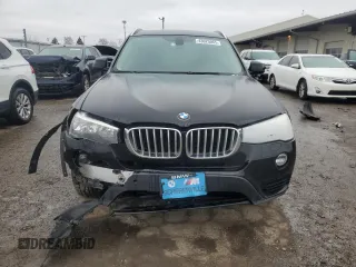 2017 BMW X3 xDrive28i with VIN 5UXWX9C33H0T25235, listed as a Copart auction lot 43625065 with 116,360 mi miles and Salvage Title. Bid and sale history available at DreamBid. Image 5.