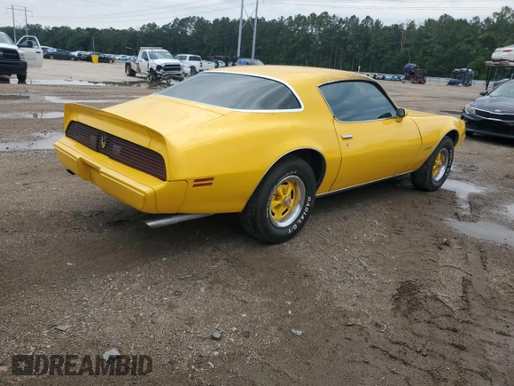 1981 Pontiac Firebird with VIN 1G2AT87S8BL140529, listed as a Copart auction lot 57791265 with Not provided miles and Salvage title. Bid and sale history available at DreamBid. Image 3.