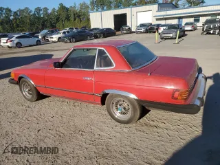 1979 Mercedes-Benz SL with VIN 10704412056368, listed as a Copart auction lot 76624824 with 51,488 mi miles and Clean title. Bid and sale history available at DreamBid. Image 2.