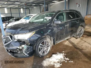 2018 Acura MDX Advance with VIN 5J8YD4H8XJL014076, listed as a Copart auction lot 80128814 with 42,482 mi miles and Clean Title. Bid and sale history available at carsss.com. Image 1.